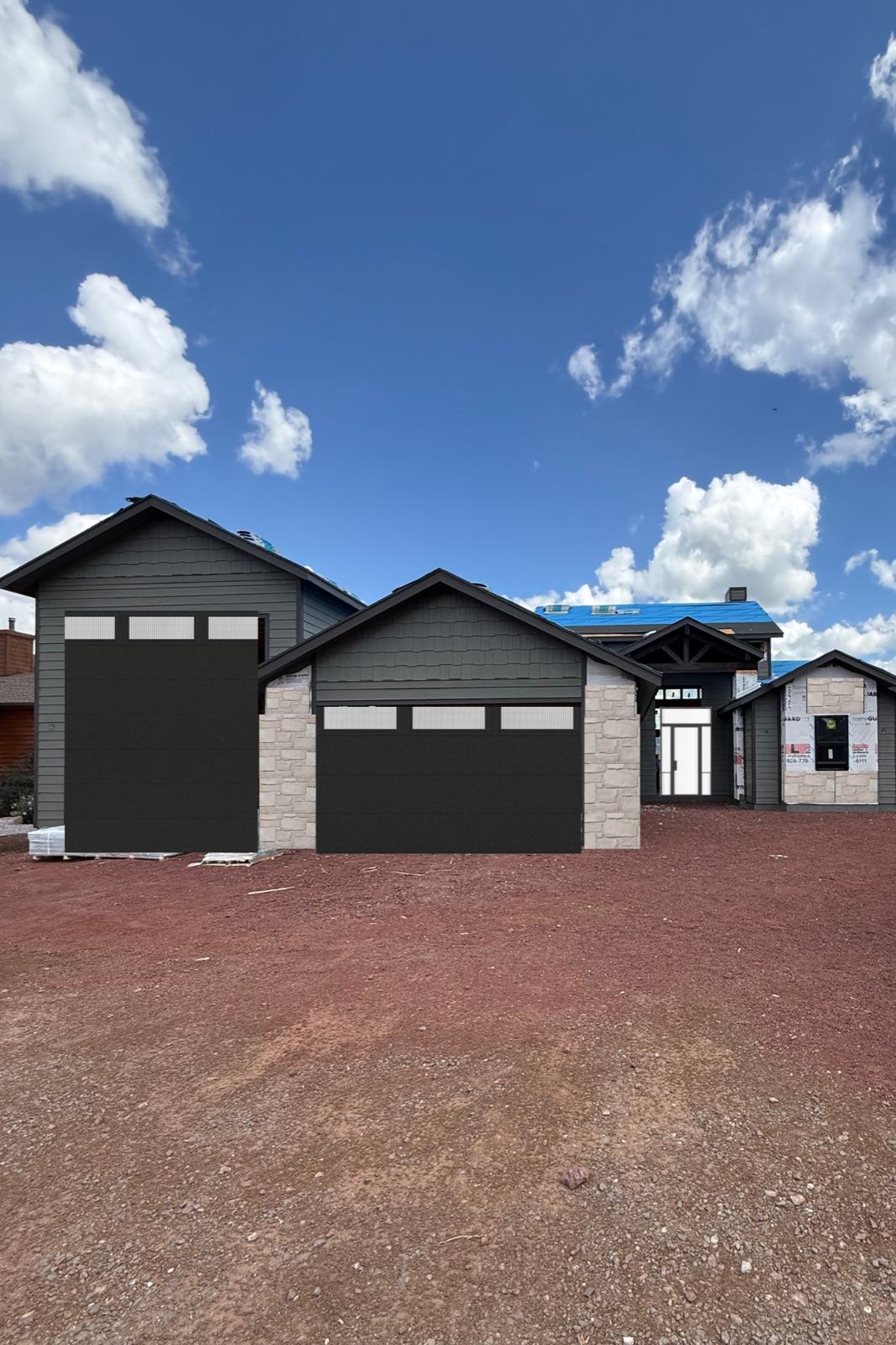 The garage side of 111 Highland Meadows