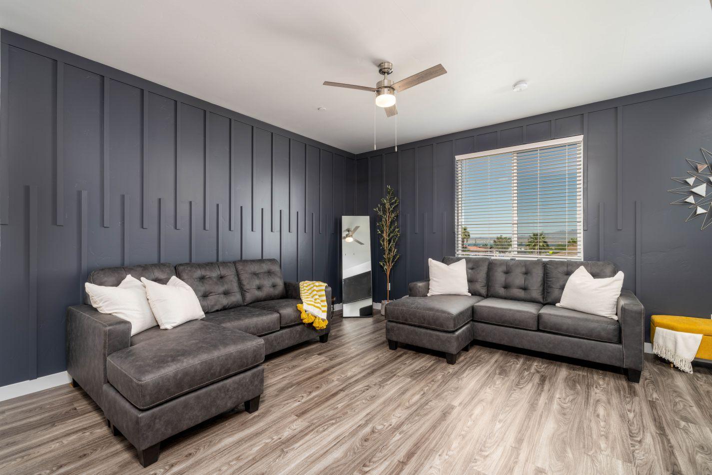 Living room in a Magnolias unit